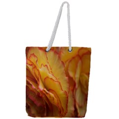 Flowers Leaves Leaf Floral Summer Full Print Rope Handle Tote (large)