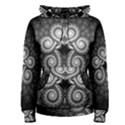 Fractal Filigree Lace Vintage Women s Pullover Hoodie View1