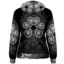 Fractal Filigree Lace Vintage Women s Pullover Hoodie View2