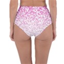 Halftone Dot Background Pattern Reversible High-Waist Bikini Bottoms View4