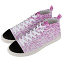 Halftone Dot Background Pattern Men s Mid-Top Canvas Sneakers View2