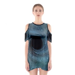 Cosmic Black Hole Shoulder Cutout One Piece by Sapixe