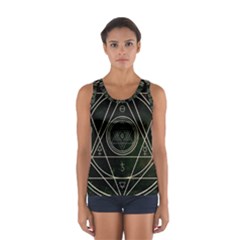 Cult Of Occult Death Detal Hardcore Heavy Sport Tank Top  by Sapixe