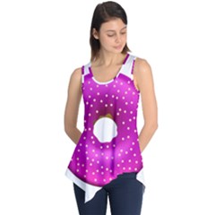 Donut Transparent Clip Art Sleeveless Tunic by Sapixe