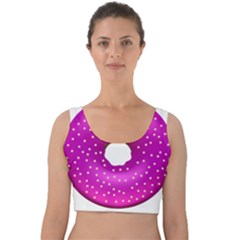 Donut Transparent Clip Art Velvet Crop Top