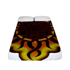 Disturbed Is An American Heavy Metal Band Logo Fitted Sheet (full/ Double Size) by Sapixe