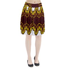 Disturbed Is An American Heavy Metal Band Logo Pleated Skirt by Sapixe