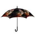 Digital Fantasy Girl Art Hook Handle Umbrellas (Medium) View3