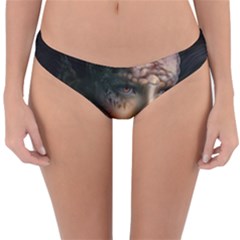 Digital Fantasy Girl Art Reversible Hipster Bikini Bottoms by Sapixe