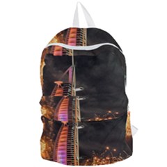 Dubai Burj Al Arab Hotels New Years Eve Celebration Fireworks Foldable Lightweight Backpack