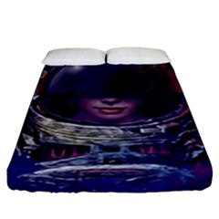 Eve Of Destruction Cgi 3d Sci Fi Space Fitted Sheet (king Size) by Sapixe