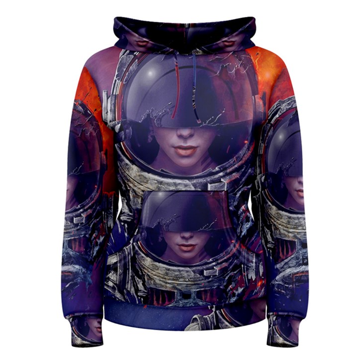 Eve Of Destruction Cgi 3d Sci Fi Space Women s Pullover Hoodie