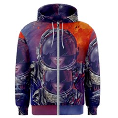 Eve Of Destruction Cgi 3d Sci Fi Space Men s Zipper Hoodie by Sapixe