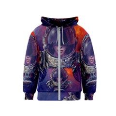 Eve Of Destruction Cgi 3d Sci Fi Space Kids  Zipper Hoodie by Sapixe