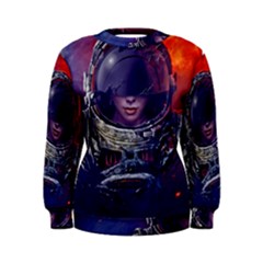 Eve Of Destruction Cgi 3d Sci Fi Space Women s Sweatshirt by Sapixe