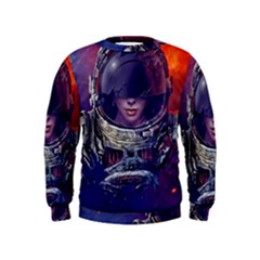 Eve Of Destruction Cgi 3d Sci Fi Space Kids  Sweatshirt by Sapixe