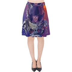 Eve Of Destruction Cgi 3d Sci Fi Space Velvet High Waist Skirt by Sapixe