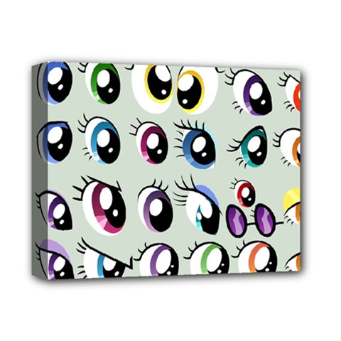 Eyes  Pattern Deluxe Canvas 14  X 11  by Sapixe