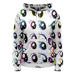 Eyes  Pattern Women s Pullover Hoodie by Sapixe