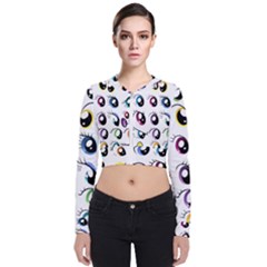 Eyes  Pattern Bomber Jacket