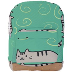 Fat Cat Full Print Backpack by Sapixe