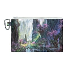 Fantastic World Fantasy Painting Canvas Cosmetic Bag (large) by Sapixe