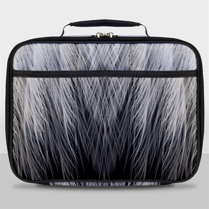 Feather Graphic Design Background Full Print Lunch Bag