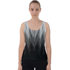 Feather Graphic Design Background Velvet Tank Top