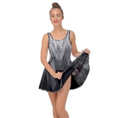 Feather Graphic Design Background Inside Out Dress by Sapixe