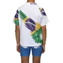 Flag Of Brazil Kids  Short Sleeve Swimwear View2