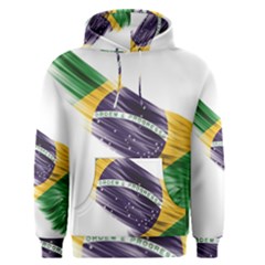 Flag Of Brazil Men s Pullover Hoodie by Sapixe