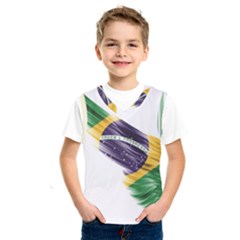 Flag Of Brazil Kids  Sportswear by Sapixe