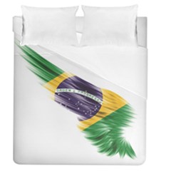 Flag Of Brazil Duvet Cover (queen Size) by Sapixe