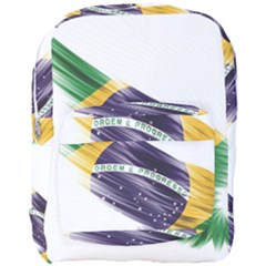 Flag Of Brazil Full Print Backpack by Sapixe