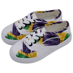 Flag Of Brazil Kids  Classic Low Top Sneakers by Sapixe