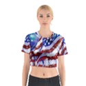 Flag Usa United States Of America Images Independence Day Cotton Crop Top View1