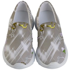 Floral Delight Kid s Lightweight Slip Ons