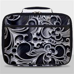 Floral High Contrast Pattern Full Print Lunch Bag