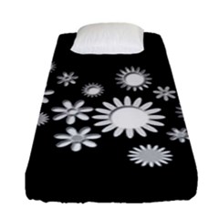 Flower Power Flowers Ornament Fitted Sheet (single Size)