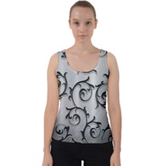 Floral Velvet Tank Top