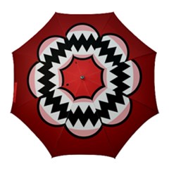 Funny Angry Golf Umbrellas by Sapixe