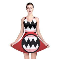 Funny Angry Reversible Skater Dress by Sapixe