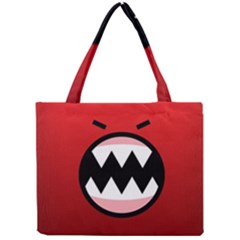 Funny Angry Mini Tote Bag by Sapixe