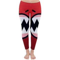 Funny Angry Classic Winter Leggings by Sapixe