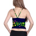 Flower Power Flowers Ornament Spaghetti Strap Bra Top View2