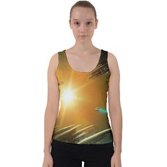 Future City Velvet Tank Top