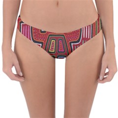 Frog Pattern Reversible Hipster Bikini Bottoms by Sapixe