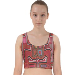 Frog Pattern Velvet Racer Back Crop Top by Sapixe