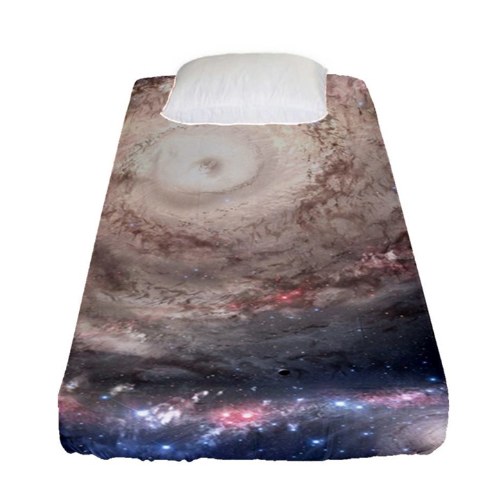 Galaxy Star Planet Fitted Sheet (Single Size)