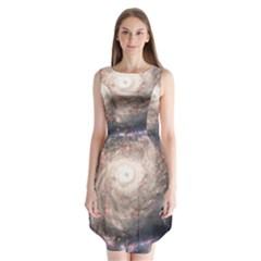 Galaxy Star Planet Sleeveless Chiffon Dress   by Sapixe